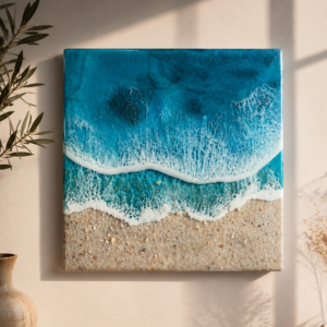 Handmade Resin Beach Art