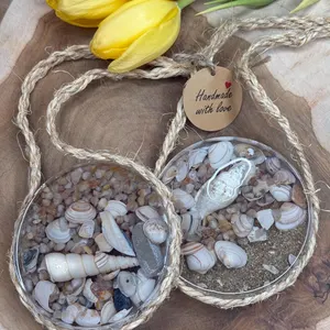 Seashell Resin Wall Hanging