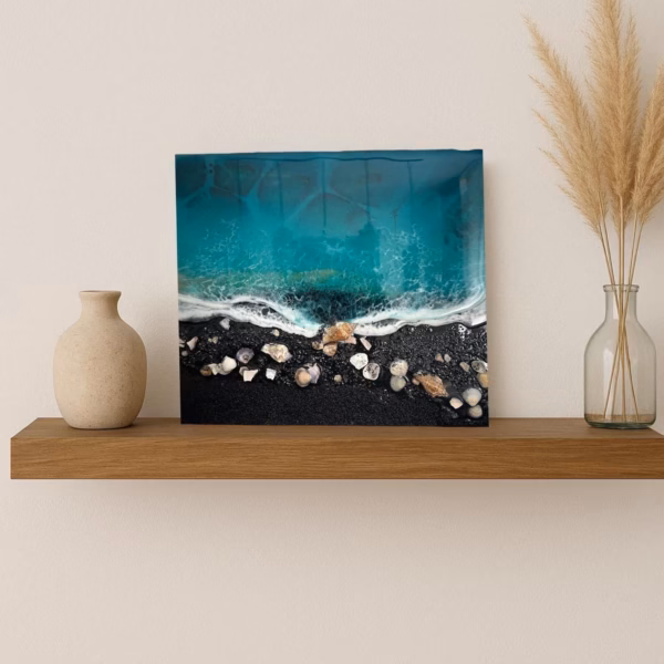 Abstract Resin Wall Art
