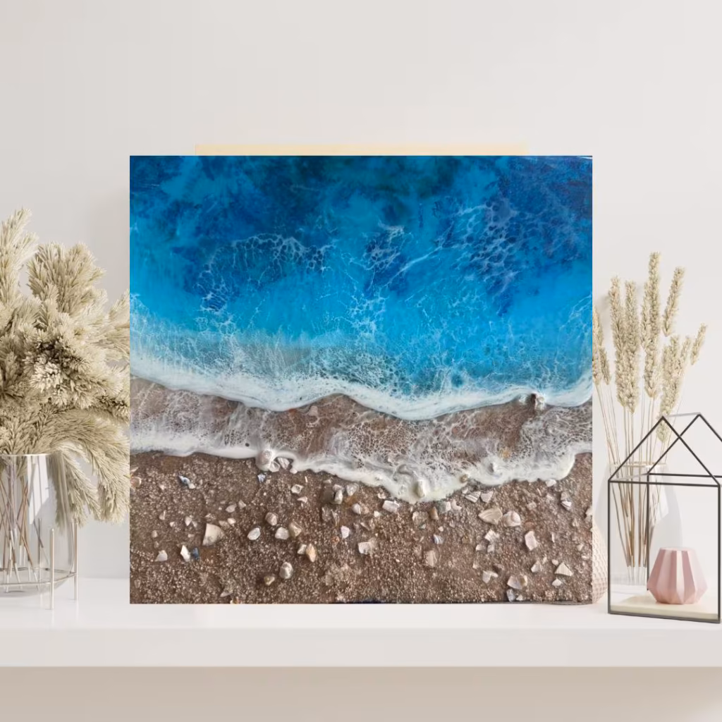 Abstract Resin Wall Art