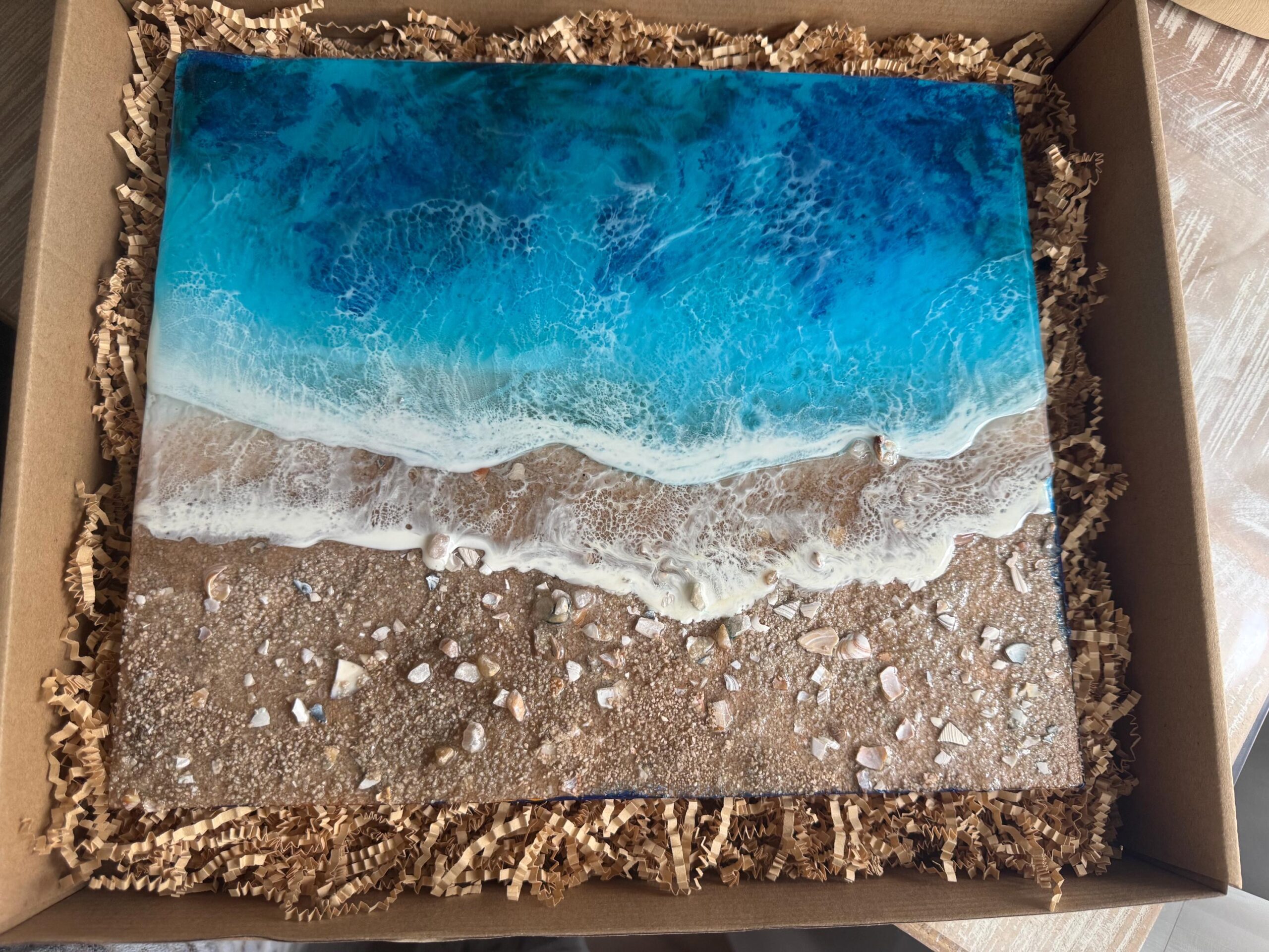 Abstract Resin Wall Art - Image 2