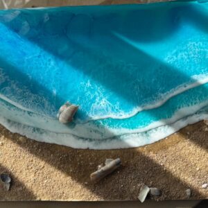 Ocean Resin Art Wall Decor