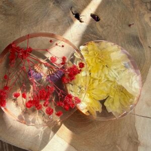 Real Flower Epoxy Resin Display
